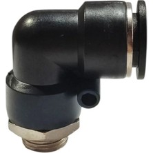 Firetech 3/8 - 16MM Dirsek Hava Jakı - Pnömatik Jak - Hortum Jakı