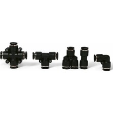 Brotech 8mm Hava Hortum Ek Parça Seti – 17 Parça