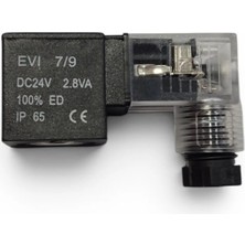 Firetech 1/8 DC24V Valf Bobini Ø7mm - DC24V Bobin - Pnömatik Valf Bobini - 24 Volt Solenoid Valf Bobini