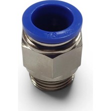 Firetech 1/2 - 16MM Düz Hava Jakı - Pnomatik Jak - Hortum Jakı