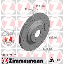 Zimmermann 100.3321.52 Arka Fren Aynası A6 2.0tfsı Tdı 2.4 2.8fsı 2.7tdı 3.0tfsı Tdı 3.2fsı 4.2fsı 0