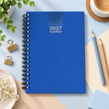 Ofisinn 2027 17X24 cm Sert Kapak Spiralli Günlük Ajanda Planlayıcı Lacivert