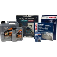 Esranın Dünyası Netex Premium Bakım Seti Volkswagen Passat 1598CC Dizel Tdı 120PS Model Yılı (2014-2021) (Liqui Moly Top Tec 4200 5W30 Motor Yağı, Bosch S0698 Hava Filtresi, M2540 Kabin Filtresi, P7157 Yağ Filtresi)