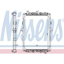 Nıssens Nissens 61419A Su Radyatörü DAF 0076449