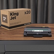 Kingjet Samsung Uyumlu MLT-D105S Standart Kapasiteli (20'li Paket) Çipli Muadil Toner | ML-2545