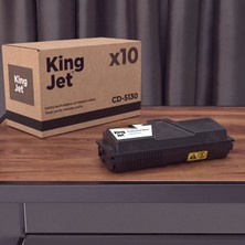 Kingjet Utax Uyumlu CD-5130 Standart Kapasiteli (10'lu Paket) Çipli Muadil Toner | Utax CD-5230