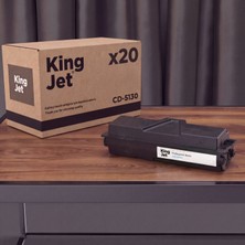 Kingjet Utax Uyumlu CD-5130 Standart Kapasiteli (20'li Paket) Çipli Muadil Toner