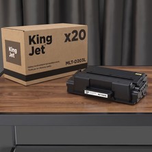 Kingjet Samsung Uyumlu MLT-D203L Yüksek Kapasiteli (20'li Paket) Çipli Muadil Toner | Proxpress SL-M3820D
