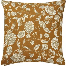 IKEA Idalinnea Sari Kahverengi 50X50 cm Kirlent Kilifi
