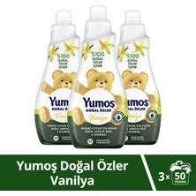 Yumoş Doğal Özler Konsantre Çamaşır Yumuşatıcısı Vanilya 1200 ml X3