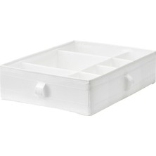 Ikea Skubb Beyaz 44X34X11 cm Bölmeli Kutu