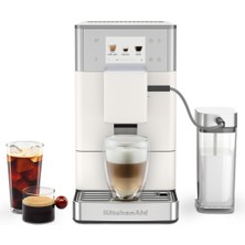 Kitchenaid Tam Otomatik Espresso Makinesi KF4 Buzlu Kahve Özellikli - Porcelain White