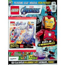 LEGO Marvel Avengers Aylık Dergi 06/2026 - Iron Patriot Figür - Çekçe