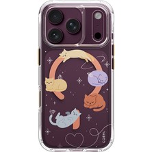iPhone 18 Pro Uyumlu Kılıf M-Safe Şarj Özellikli Coehl Elysia Serisi Kapak Şeffaf