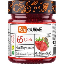 Pol's Gurme Pol'sGurme Çilek Reçeli Chia Tohumlu Şeker İlavesiz %65 Meyve Oranlı 285 gr