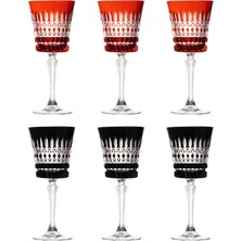 LuckyArt Duology Colour 6'lı Kadeh Seti 300 ml