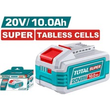 Total 10.0 Ah 20V Li-Ion Yedek Batarya 10 Amper Yedek Akü TFBLI2129