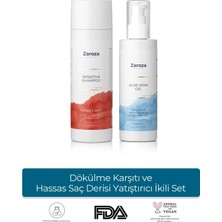 Dokülme Karşıtı ve Hassas Saç Derisi Yatıştırıcı Ikili Set