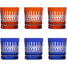 LuckyArt Duology Colour 6'lı Meşrubat Bardağı Seti 360 ml