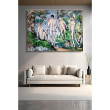 Şehber Paul Cézanne'in (Groupe De Baigneurs / Group Of Bathers) Adlı Eseri Yatay Kanvas Tablo 4312