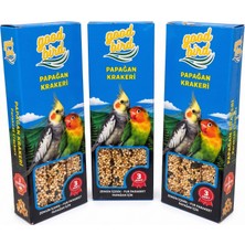Good Bird Papağan Krakeri 3'lü - 3 Paket - 9 Adet