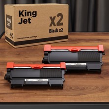 Kingjet Brother Uyumlu TN-3350 Yüksek Kapasiteli (2'li Paket) Muadil Toner | HL-5450DNT