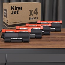 Kingjet Brother Uyumlu TN-3350 Yüksek Kapasiteli (4'lü Paket) Muadil Toner | MFC-8520DN