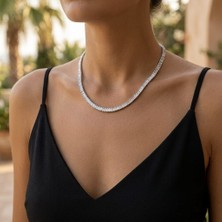 Mith Sb Takı Su Yolu Kolye | 3 mm Paslanmaz Çelik Kolye 40+5 cm