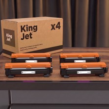 Kingjet Brother Uyumlu TN-114 Standart Kapasiteli (4'lü Paket) Muadil Toner