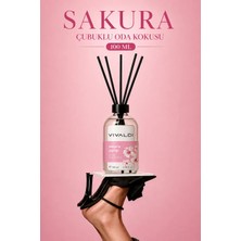 Vivaldi Home Sakura Çiçeği Çubuklu Oda Kokusu 100 ml | Zarif & Kalıcı