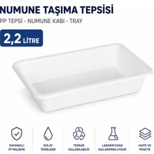 Labolist Numune Taşıma Tepsisi 2,2 L - Pp Tepsi - Numune Kabı - Tray