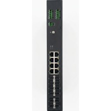 Nets Shop Nets NE-IS2-8GT16GS L2 Yönetilebilir Endüstriyel Switch 8 Port Gigabit + 16 Sfp