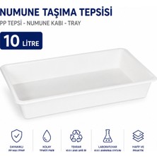 Labolist Numune Taşıma Tepsisi 10 L - Pp Tepsi - Numune Kabı - Tray