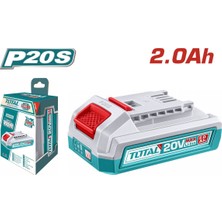 Total 2 Amper Yedek Batarya 2.0 Ah Li-Ion Batarya 20V TFBLI2001