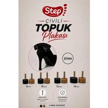 COMFORTSTEP Siyah Çivili Ayakkabı Topuk Plakası