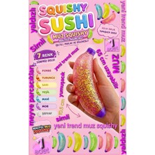 Oyuncak Sahili Squishy Muz Sukuşi Maltöz Ağır Banana Simli Yaldızlı Yavaş Yükselir 65CM Uzar Stres Meyve Squishy Esnek Uzayabilir Sukuşi Yumuşak 1 Adet Oyuncak