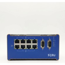 Nets Shop Nets NE-IS3-8GU4GS-480 L3 Yönetilebilir 8 Port Poe+ Endüstriyel Switch 480W (4 Sfp)