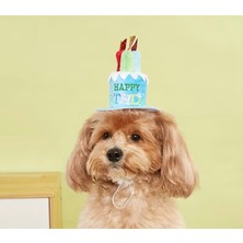 Kedi ve Köpek Happy Birthday Doğum Günü Şapkası  Ayarlanabilir Lastikli Evcil Hayvan Parti Şapkası, Kedi Köpek Doğum Günü Aksesuarı, Fotoğraf ve Kutlama Fotoğraf Çekimi Parti Kostümü