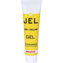 Şeker & Sugar Tüp Jel Gıda Boyası Sarı 100 gr