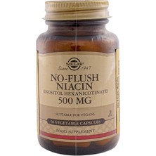 Solgar No-Flush Nıacın 500 Mg 50 Kapsül Vitamin ve Mineral Takviyesi