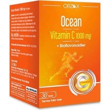 Orzax Ocean Vitamin C 1000 mg Bioflavonoidler 30 Tablet