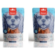 Baron Pet Wanpy Chicken Jerky Calcium Bone Wrap Köpek Ödülü 100 gr x 2
