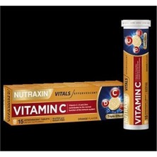 Melines Nutraxin Vitamin C+D+Çinko 15 Efervesan Tablet