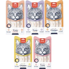 Baron Pet Wanpy Kedi Krema 5 Li Paket