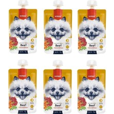 Baron Pet Wanpy Sığır Havuç Köpek Et Ezmesi 90 gr x 6