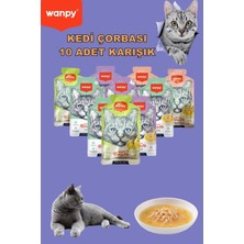 Baron Pet Wanpy Kedi Çorbası 6 Çeşit Karışık 50 gr x 10