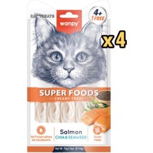 Baron Pet Wanpy Superfood Somon Tarak Yosun x 4 Paket
