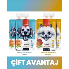Baron Pet Wanpy Köpek Et Ezme Tavuk ve Sığır x 2