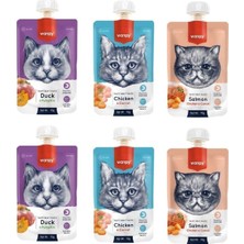Baron Pet Wanpy Kedi Et Ezmesi 3 Çeşit x 6