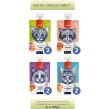 Baron Pet Wanpy Kedi Et Ezme 4 Çeşit x 8